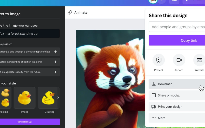 Canva AI