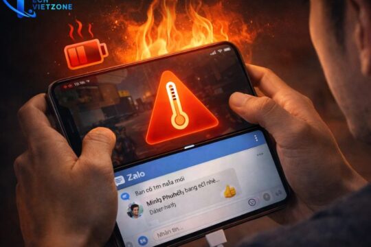 Cách khắc phục điện thoại nóng máy