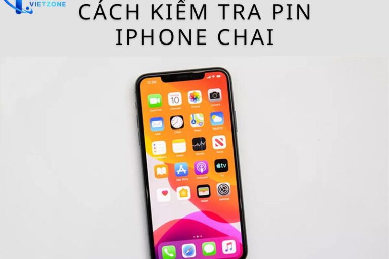 Cách kiểm tra pin iPhone bị chai